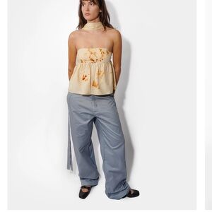 Ella Mae Monarch Trousers in Ocean